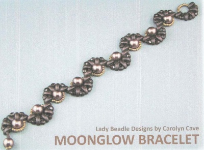 Pattern Moon Glow Bracelet  uses Half Moon  Foc with Bead Purchase